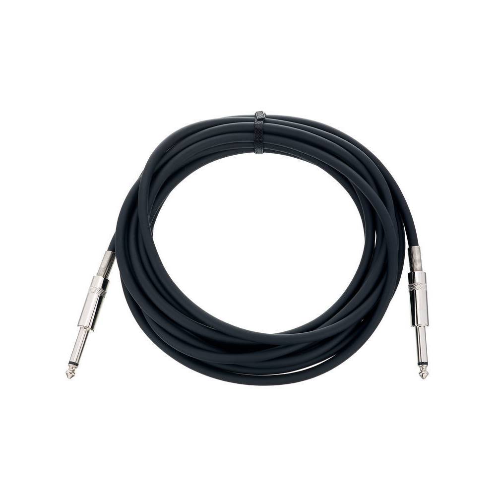 Cordial EI5PP Elements instrumentkabel 2x rechte 6.3mm TS jack - 5m zwart