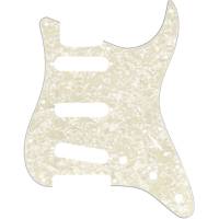 Fender 11-Hole Modern Stratocaster S-S-S Pickguard Aged White Pearl slagplaat voor Fender Stratocaster