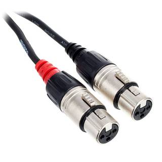 Cordial CFU1.5FC Intro verloopkabel 2x XLR female - 2x RCA male 1.5m