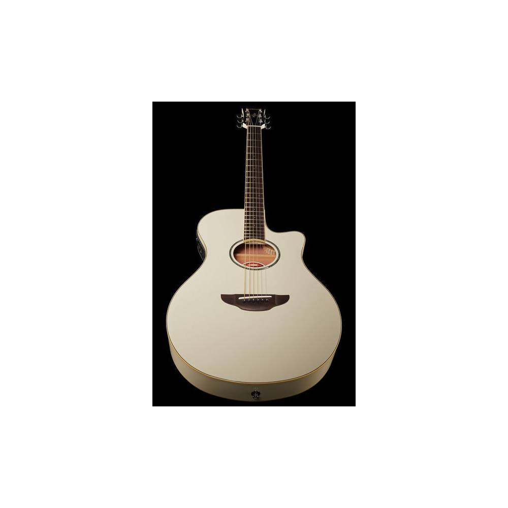 Yamaha APX600 Vintage White elektrisch-akoestische gitaar