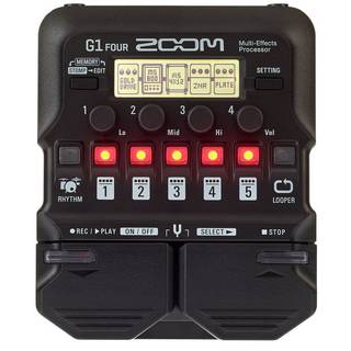 Zoom G1 Four Multi-Effects Processor voor elektrische gitaar