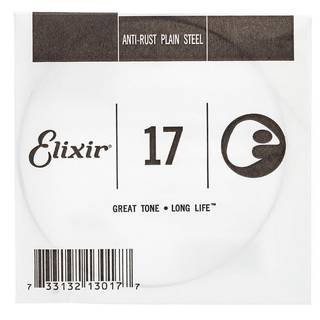 Elixir 13017 Anti-Rust Plain Steel .017 losse snaar
