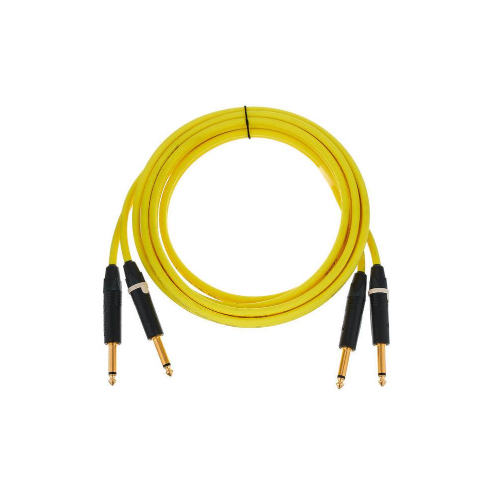 Cordial CEON DJ PLUG 3 Y 6.3 mm TS jack kabelset 3 m