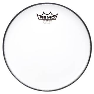 Remo BA-0210-00 Ambassador Smooth White 10"