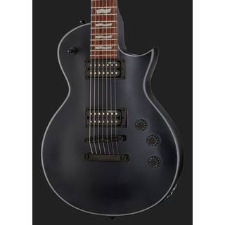 ESP LTD EC-257 Black Satin 7-snarige elektrische gitaar