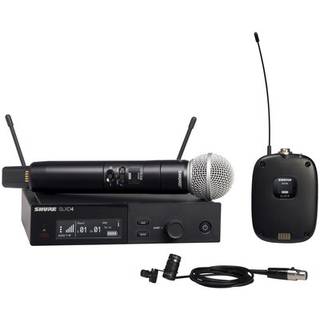 Shure SLXD124/85-H56 draadloze SM58 & WL185 microfoon combinatieset