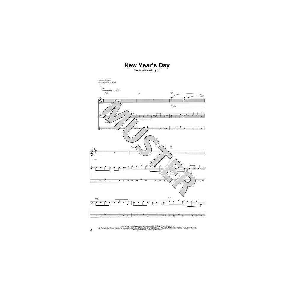 Hal Leonard Bass Play Along Volume 41 U2 Bass Guitar