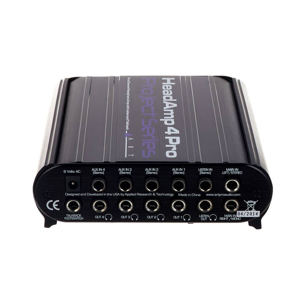 ART HeadAMP 4 Pro hoofdtelefoonversterker met talkback-functie