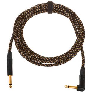 Cordial CXI3PR-TWEED Edition 25A instrumentkabel jack 6.35 TS recht-haaks tweed 3m