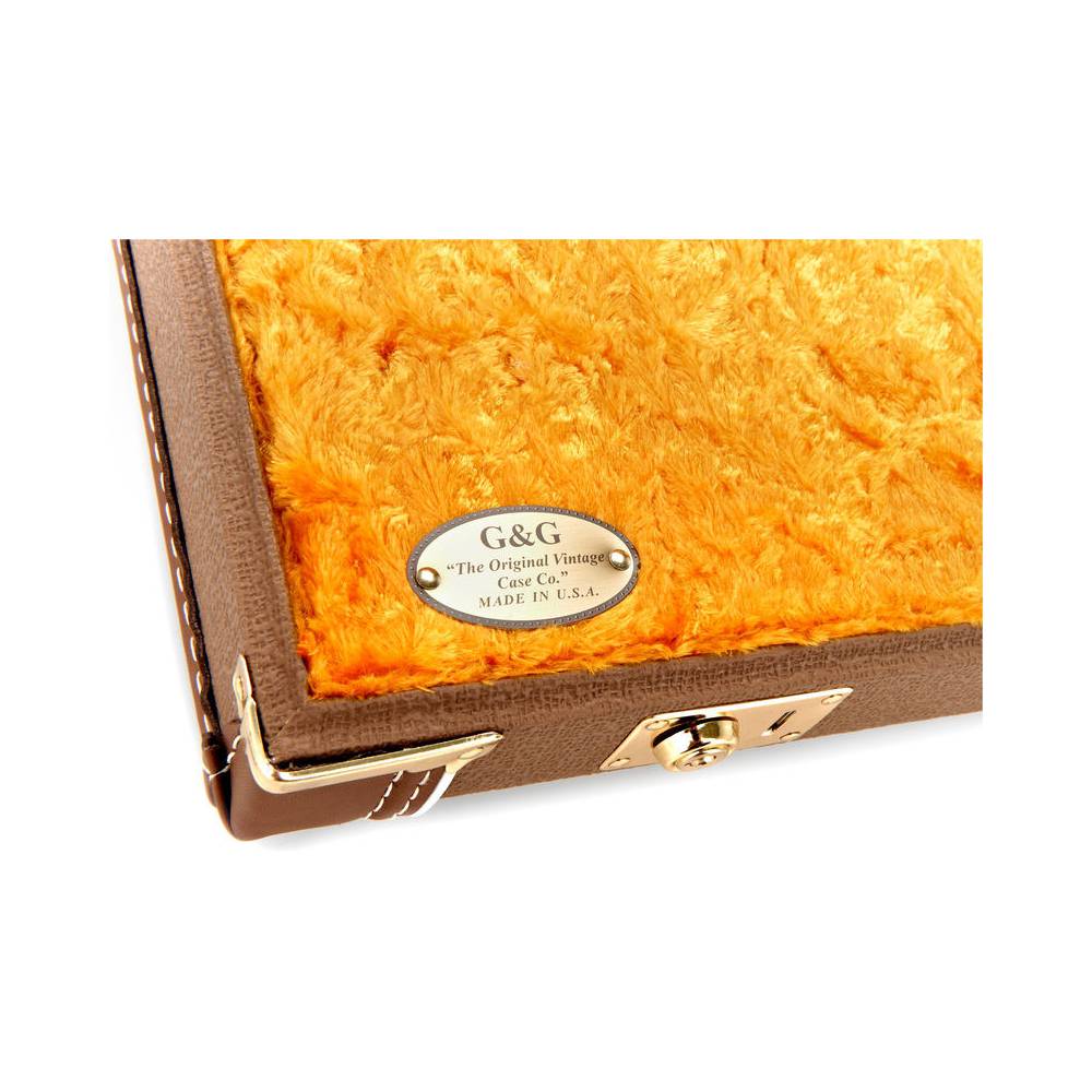 Fender koffer voor Jazzmaster en Jaguar bruin-goud