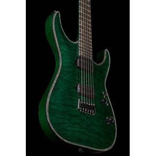ESP LTD Deluxe H-1001QM See Thru Green