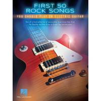 Hal Leonard - First 50 Rock Songs Electric Guitar
