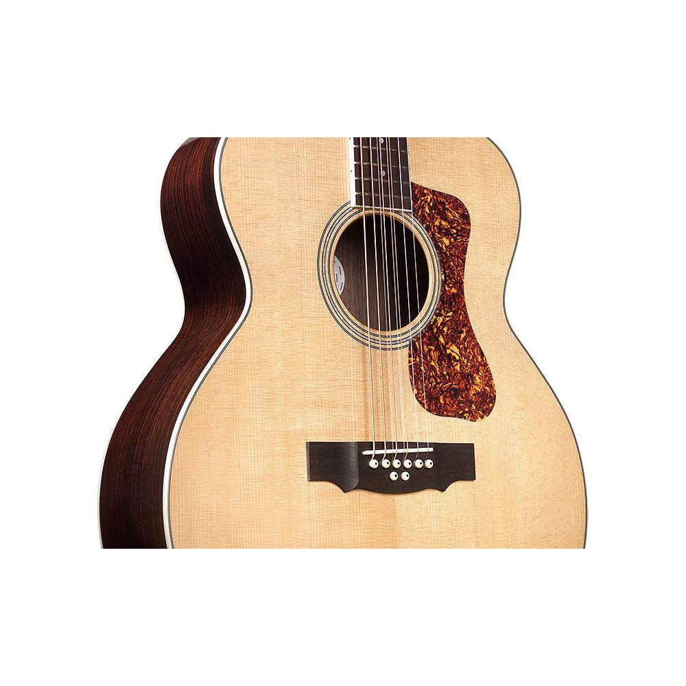 Guild BT-258E Deluxe 8-String Baritone Natural 8-snarige elektrisch-akoestische bariton westerngitaar