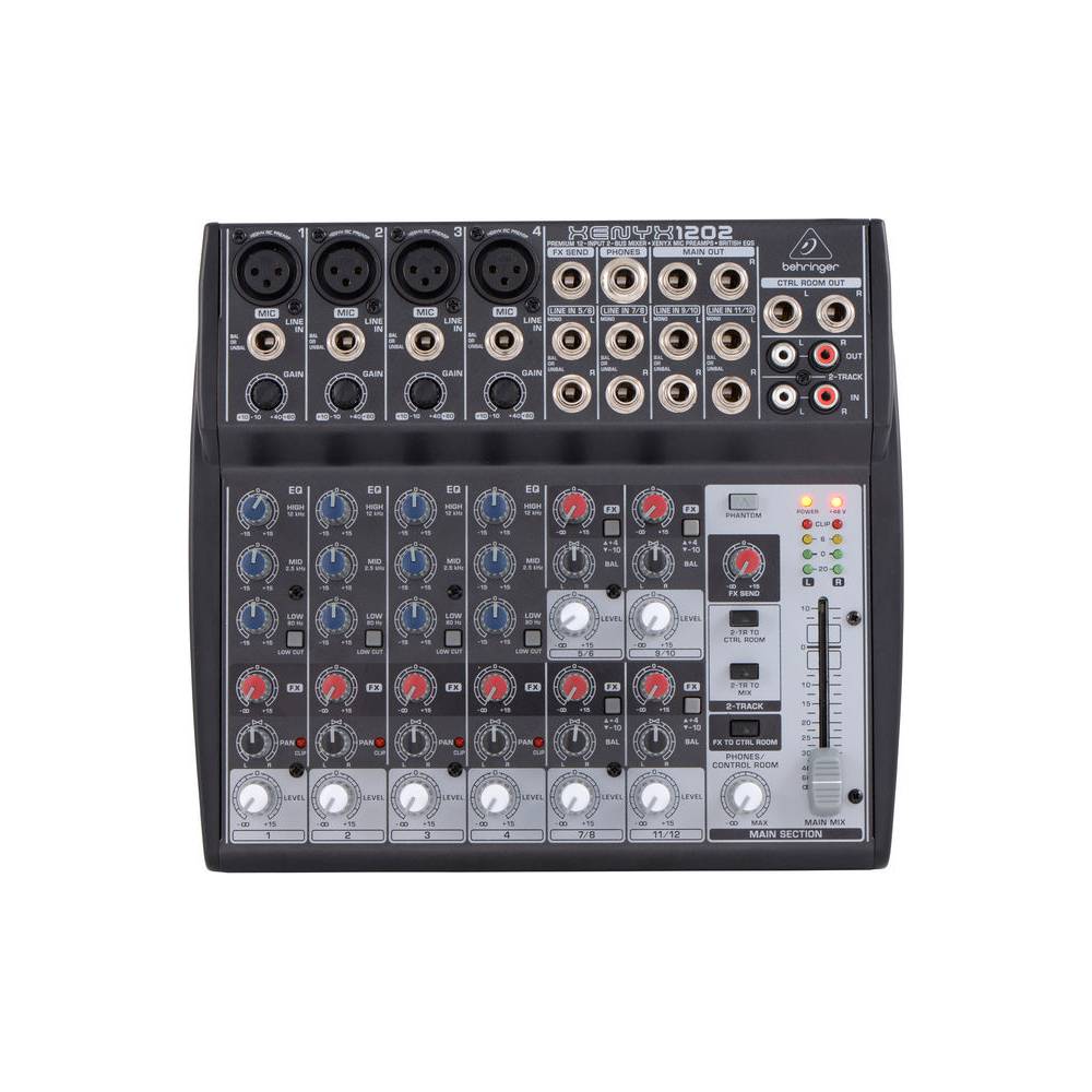 Behringer XENYX 1202 PA en studio mixer