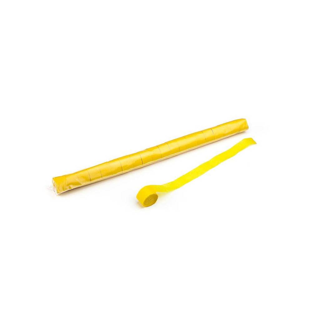 MagicFX Streamers 20m x 2.5cm geel
