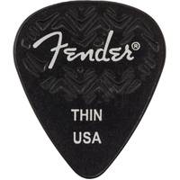 Fender Wavelength Picks 351 Thin Black plectrumset (6 stuks)
