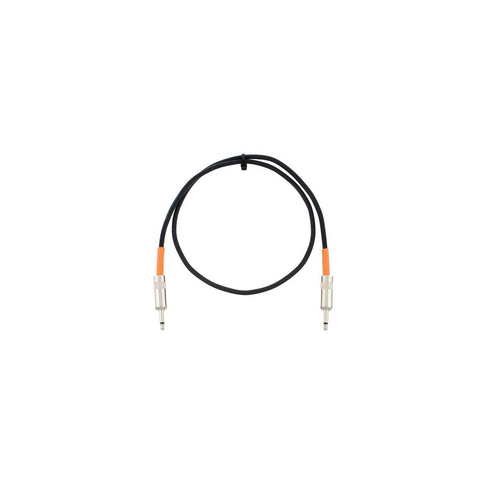 Cordial CPI0.6ZZ Peak Minijack (3.5 mm TS) mono patch kabel zwart 60 cm