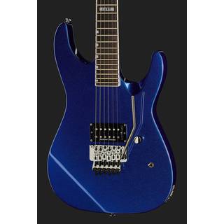 ESP LTD M-1 Custom '87 Dark Metallic Blue met non-recessed Floyd Rose en EMG PA-2 Boost