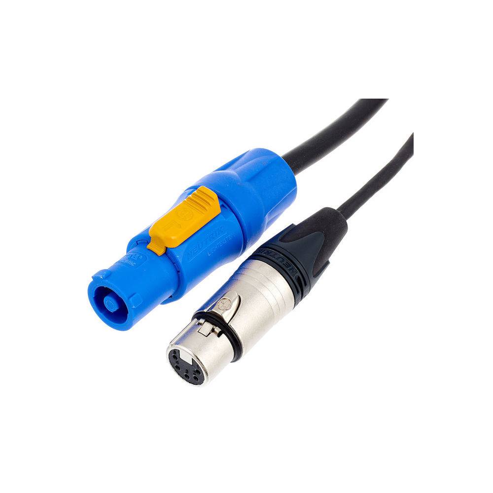 Cordial CPH1.5-DMX1-5-PWR1 Peak 5p XLR + Powercon 1.5m