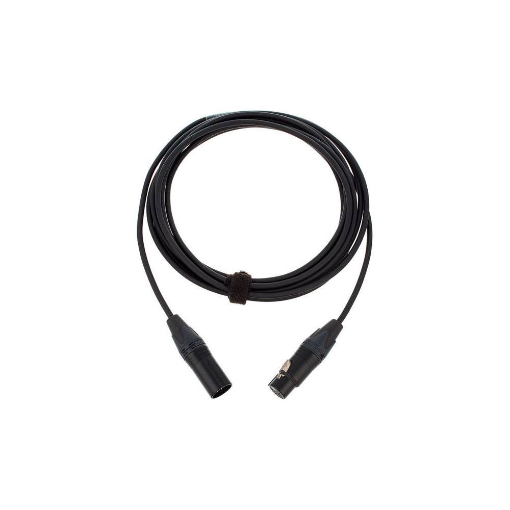 Cordial CDX5-1 DMX XLR male - XLR female 5-pins (3 aangesloten) lichtkabel 5m