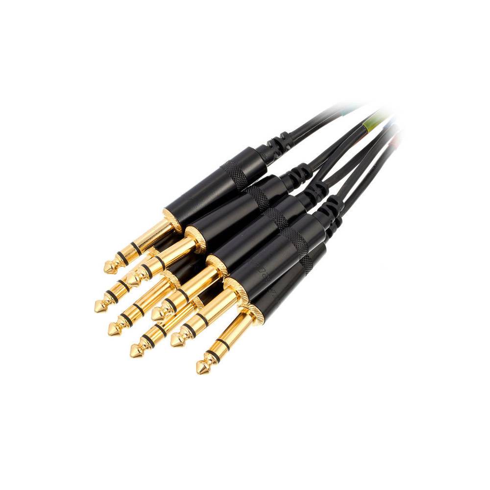 Cordial CML8-0VV3C Intro multikabel 8x 6.3mm TRS jack - 8x 6.3mm TRS jack 3m