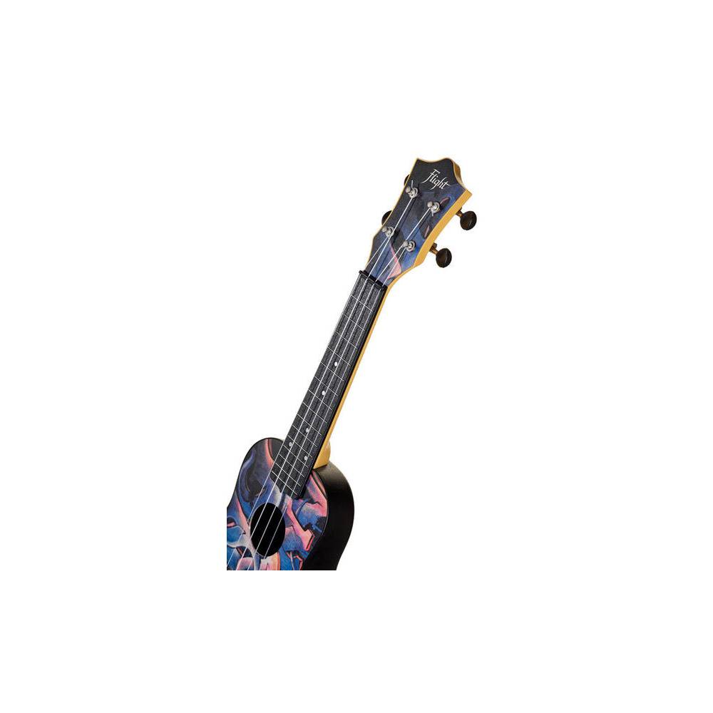 Flight Travel Series TUS40 Graffiti sopraan ukelele met gigbag