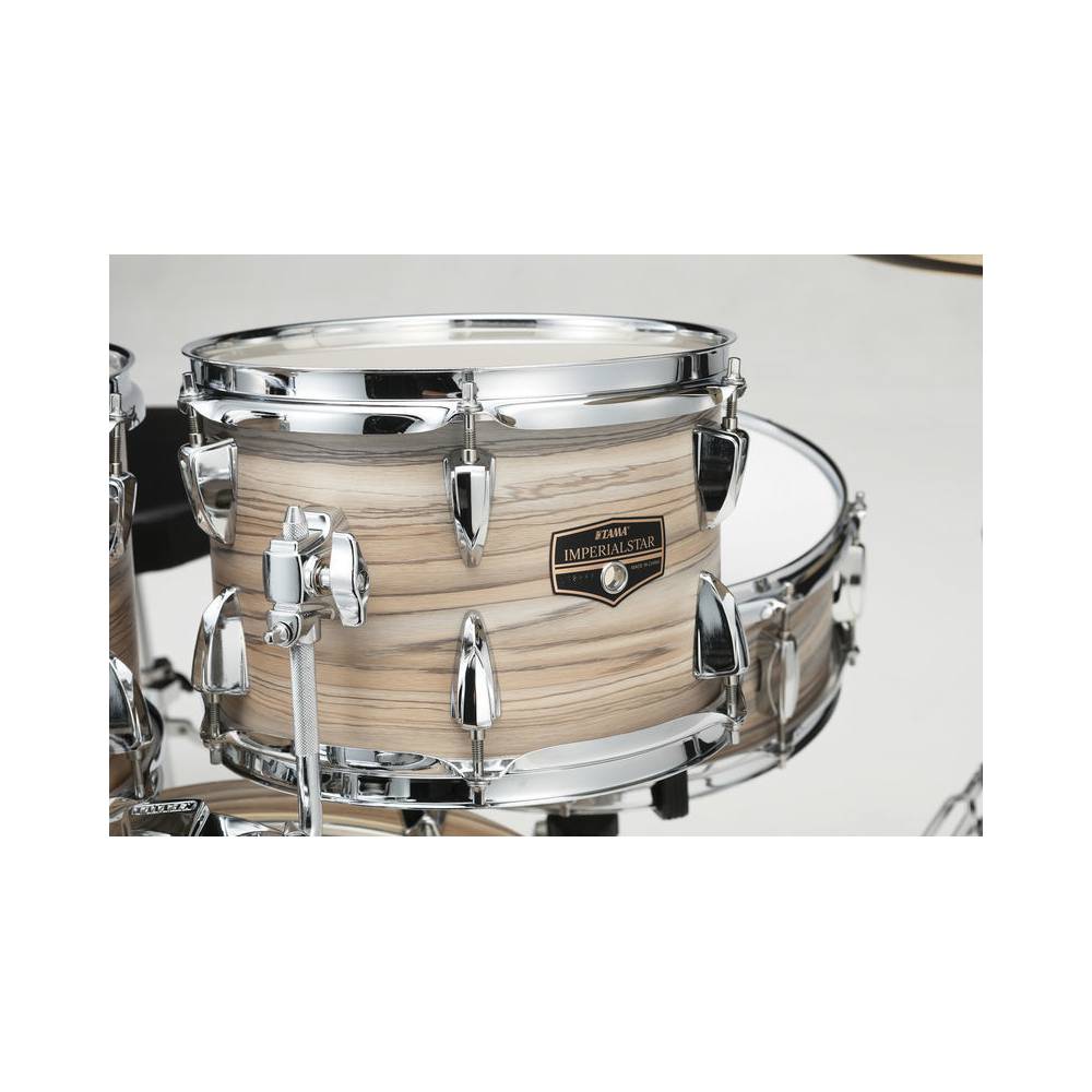 Tama IE62H6W-NZW Imperialstar Natural Zebrawood Wrap 6d. drumstel