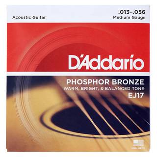 D'Addario EJ17 snarenset voor akoestische western gitaar
