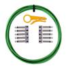 Lava Cable Tightrope Solder Free Kit 10 groen haaks