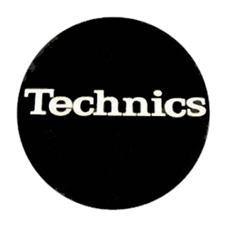 Technics Slipmat set Black/Silver logo