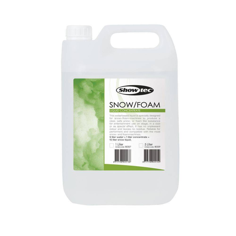 Showtec Snow/Foam Concentrate 5 Liter