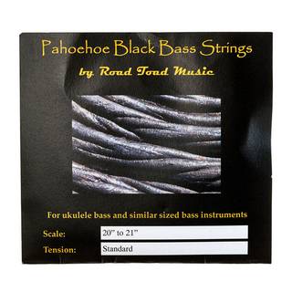 Kala Pahoehoe Black Bass Strings snarenset voor bas-ukelele