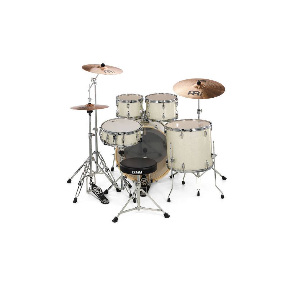 Tama IE52KH6W-VWS Imperialstar Vintage White Sparkle 5d drumstel