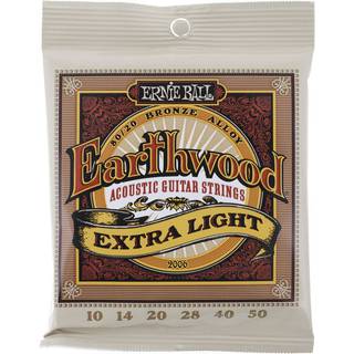 Ernie Ball 2006 Earthwood Extra Light Acoustic 80/20 Bronze
