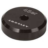 Crosley 45'er aluminium adapter - zwart