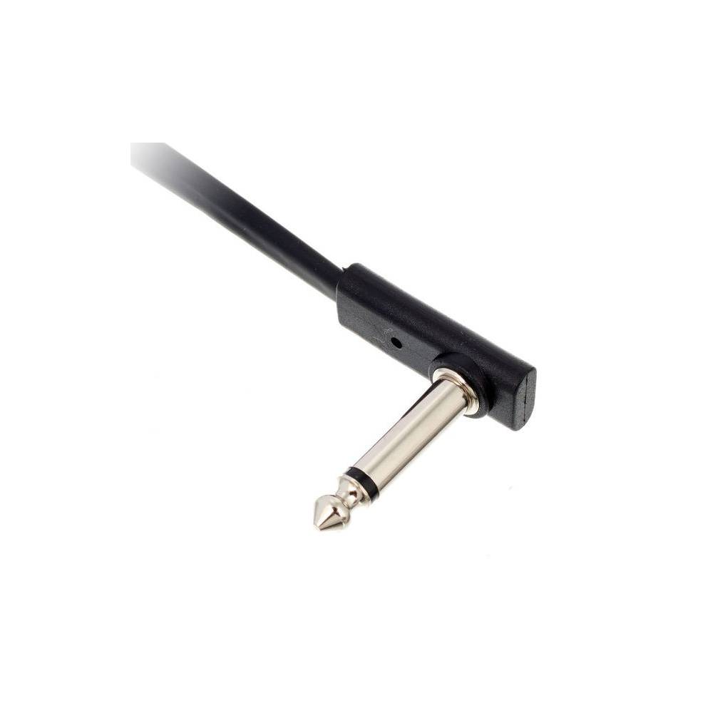 RockBoard Flat Patch Cable mono jack haaks 20 cm