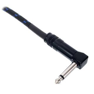 Cordial EI7.5PR-TWEED-BL Elements jack kabel 6.3 TS recht-haaks 7.5m tweed blauw