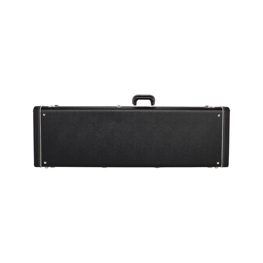 Fender G&G Deluxe Precision Bass Hardshell Case Black/Orange Plush koffer voor Precision bas