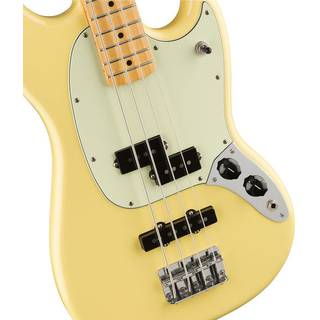 Fender Mustang Bass PJ Buttercream MN Limited Edition elektrische basgitaar