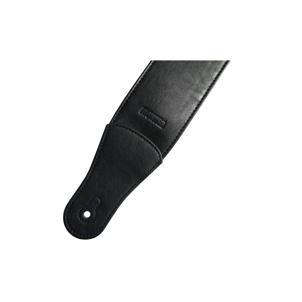Richter 1682 Stronghold II Leatherette Black extra lange gitaarband van synthetisch leer (vegan)