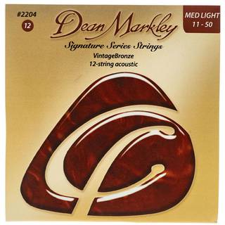 Dean Markley Vintage Bronze Medium Light 12 String 11-50 snarenset voor westerngitaar