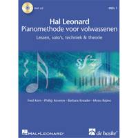 Hal Leonard Pianomethode voor volwassenen 1 pianoboek