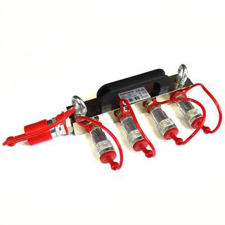 MagicFX CO2 Distributie blok 1x 3/4 in, 4x 3/8 uit