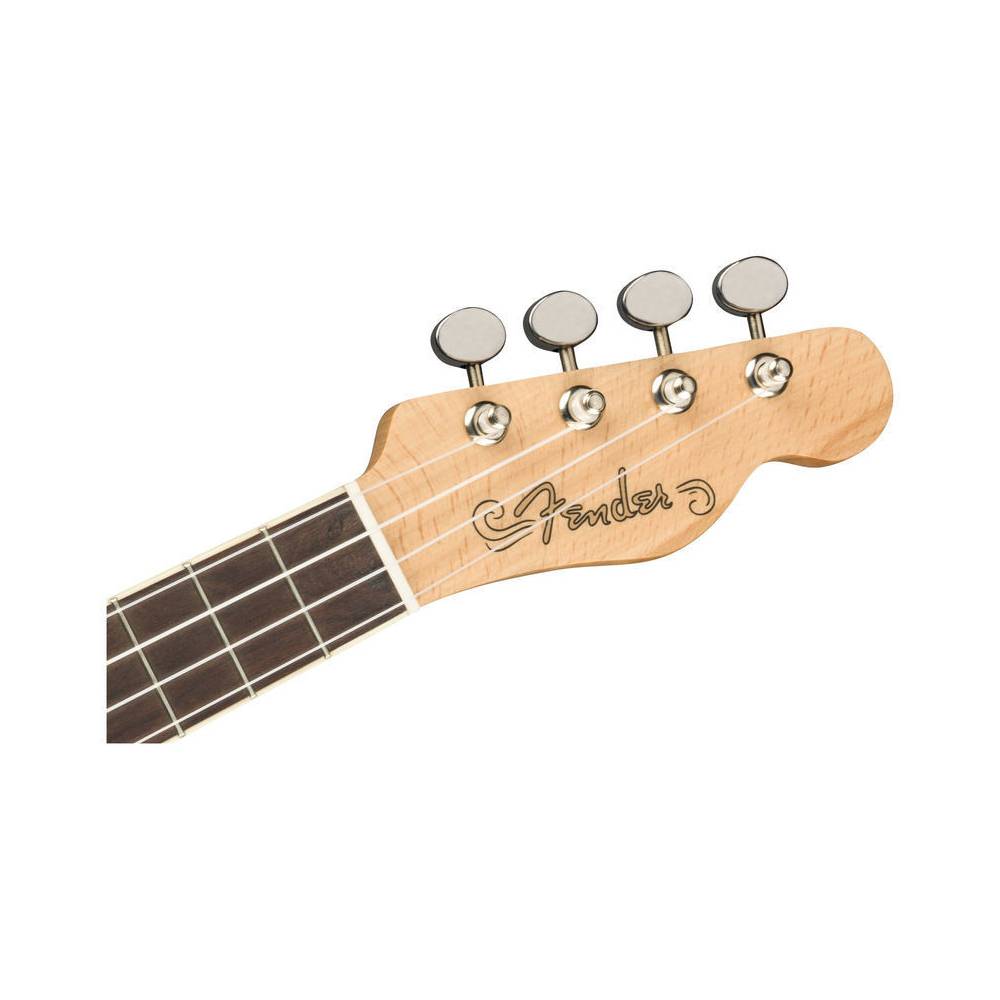 Fender Fullerton Tele Uke Butterscotch Blonde elektrisch-akoestische concert ukelele