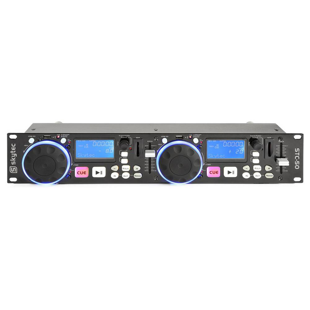 SkyTec STC-50 Dubbele DJ USB / SD mediaspeler