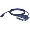 DAP 8-polig minidin naar 25-polig SUB-D kabel 150cm