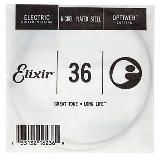 Elixir 16236 Optiweb .036 losse snaar met coating