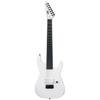 ESP LTD M-7BHT Baritone Arctic Metal Snow White Satin 7-snarige elektrische gitaar