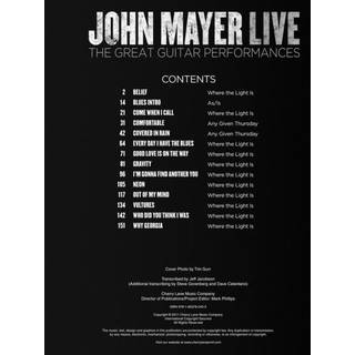 MusicSales - John Mayer: Live voor gitaar