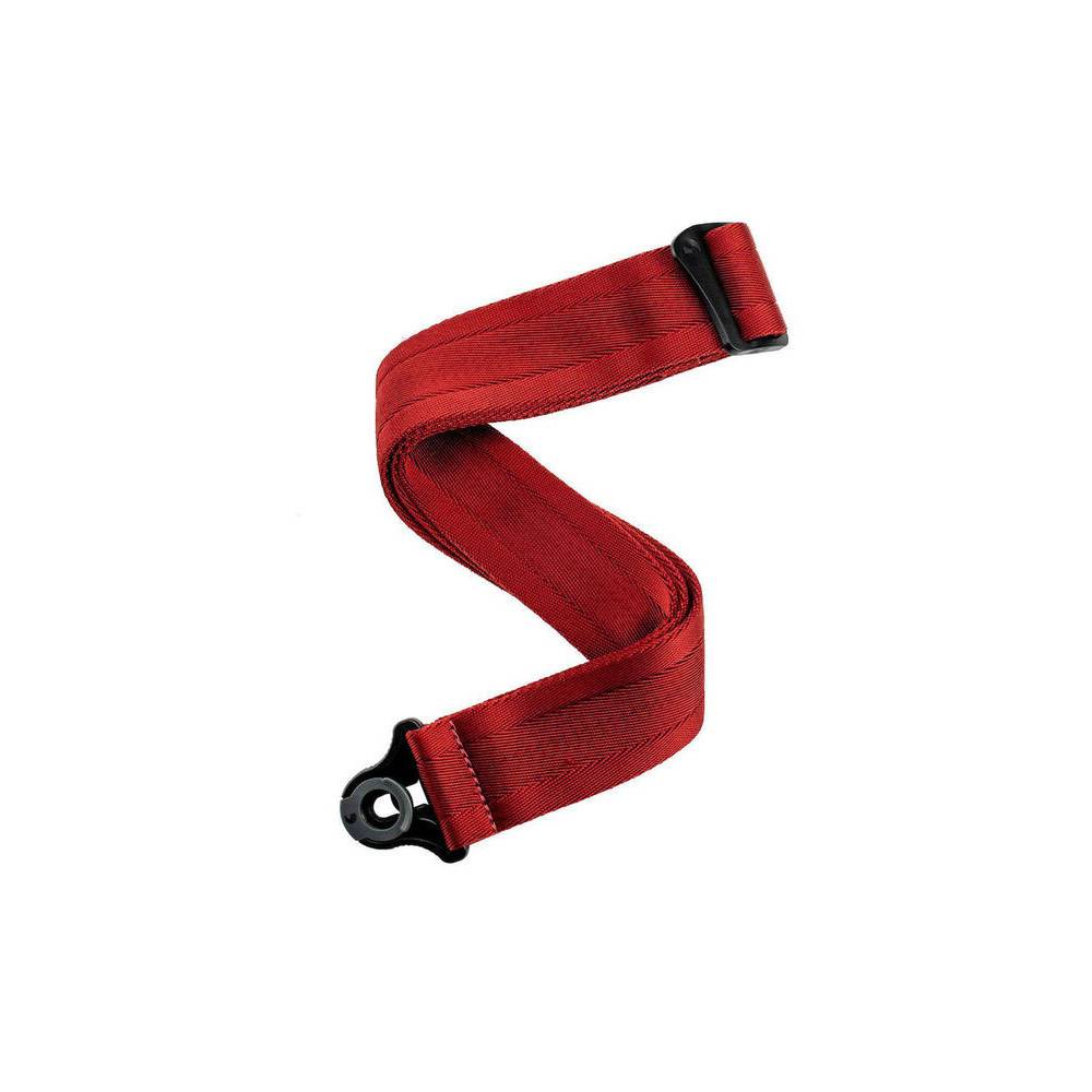 D'Addario 50BAL11 auto-lock gitaarband blood red